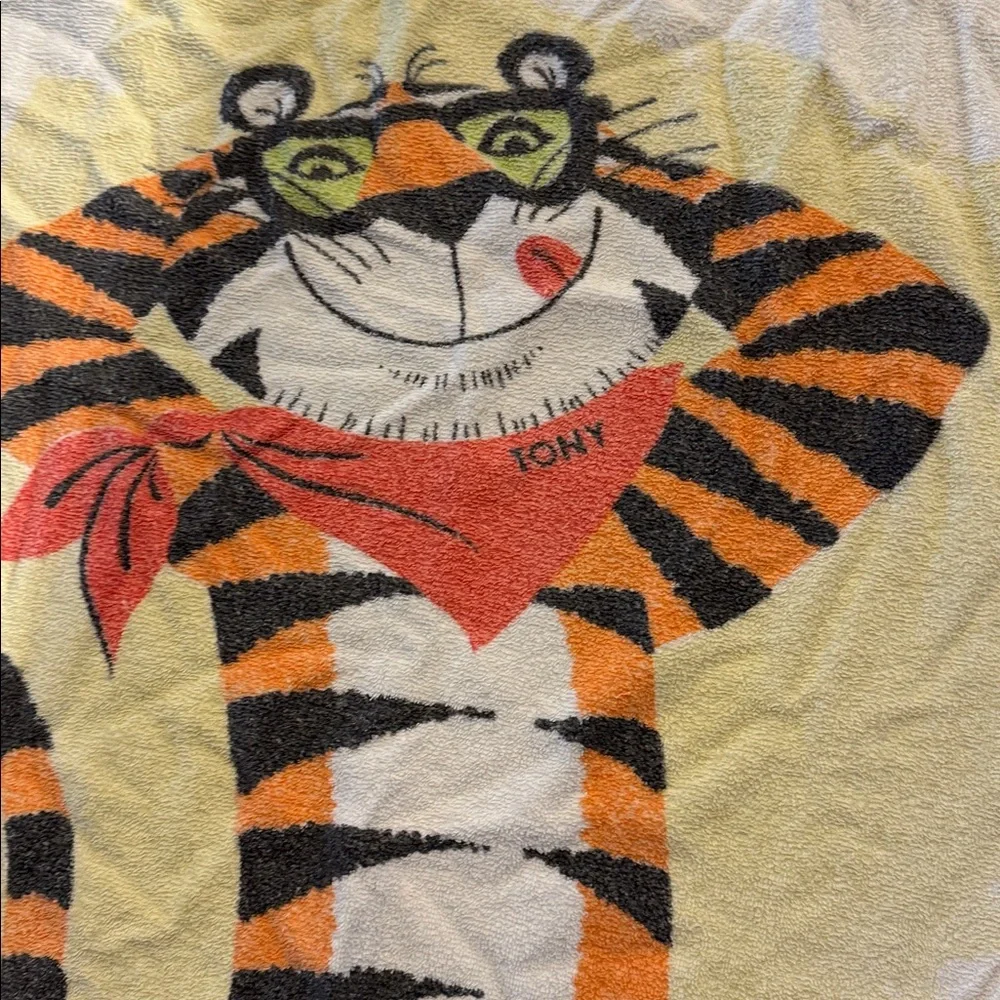 Kellogg Tony the Tiger towel vintage